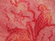 Photo4: 4518T02z450 Vintage Japanese Kimono Silk SHIBORI HAORI Flower Red-Pink (4)