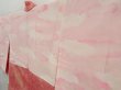 Photo7: 4518T02z450 Vintage Japanese Kimono Silk SHIBORI HAORI Flower Red-Pink (7)