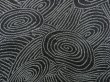 Photo3: 4518T06z470 Vintage Japanese Kimono Silk SHIBORI HAORI Ripple Black (3)