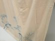 Photo4: 4518T10z770 Vintage Japanese Kimono Silk TSUKESAGE Bamboo grass Off-white (4)