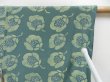 Photo5: 4520T10z610 Vintage Japanese Kimono Silk HAORI Flower Mint green (5)