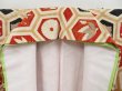 Photo7: 4524T01z1030 Vintage Japanese Kimono Silk KOMON Kikko Off-white (7)