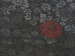 Photo4: 4524T02z740 Vintage Japanese Kimono Silk HAORI Chrysanthemum Black (4)