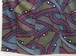 Photo4: 4524T07z950  Japanese Kimono Silk SHIBORI KOMON  Navy (4)