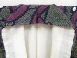 Photo7: 4524T07z950  Japanese Kimono Silk SHIBORI KOMON  Navy (7)