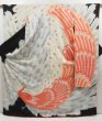 Photo1: 4524T12z1230 Vintage Japanese Kimono Silk FURISODE Peacock Off-white (1)