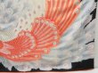 Photo7: 4524T12z1230 Vintage Japanese Kimono Silk FURISODE Peacock Off-white (7)