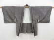 Photo3: 4525T02z420 Vintage Japanese Kimono Silk SHIBORI HAORI  Black (3)