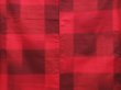 Photo5: 4525T03z890 Vintage Japanese Kimono Silk TSUMUGI  Dark red (5)