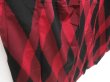 Photo3: 4525T06z700 Vintage Japanese Kimono Silk TSUMUGI  Dark red (3)