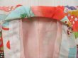 Photo7: 4526T06z610 Vintage Japanese Kimono Synthetic Girl's  Royal cart Off-white (7)