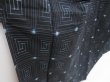 Photo3: 4526T13z890 Vintage Japanese Kimono Silk TSUMUGI  Black (3)