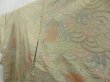 Photo2: 4526T14z700  Vintage Japanese Kimono Silk OSHIMA TSUMUGI Ship (2)