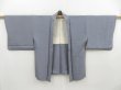 Photo5: 4530T08z480 Vintage Japanese Kimono Silk HAORI Shibakusa Lavender gray (5)