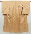 Photo1: 4530T10z690 Vintage Japanese Kimono Silk MEISEN KOMON Cream-Orange (1)