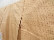 Photo2: 4530T10z690 Vintage Japanese Kimono Silk MEISEN KOMON Cream-Orange (2)