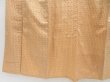 Photo4: 4530T10z690 Vintage Japanese Kimono Silk MEISEN KOMON Cream-Orange (4)