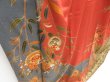 Photo3: 4530T11z1020  Japanese Kimono Silk TSUKESAGE Artist work Red-Brown (3)