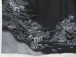 Photo6: 4530T13z1180  Japanese Kimono Silk TSUKESAGE Hut Black (6)