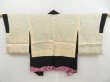 Photo6: 4601T11z440 Vintage Japanese Kimono Silk HAORI Wave Black (6)