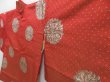 Photo2: 4602T03z450 Vintage Japanese Kimono Silk HAORI  Orange-Brown (2)