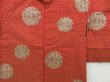 Photo3: 4602T03z450 Vintage Japanese Kimono Silk HAORI  Orange-Brown (3)