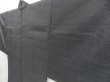 Photo5: 4602T06z470 Vintage Japanese Kimono Silk Men's HAORI  Dark gray (5)