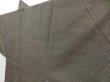 Photo4: 4602T10z420 Vintage Japanese Kimono Silk Men's OSHIMA HAORI  Brown-Gray (4)