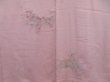 Photo3: 4603T01z560 Vintage Japanese Kimono Silk HAORI Booklet Pink (3)