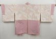 Photo6: 4603T01z560 Vintage Japanese Kimono Silk HAORI Booklet Pink (6)