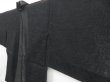 Photo2: 4603T08z180 Vintage Japanese Kimono Silk See through HAORI Stream Black (2)