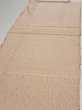 Photo3: 2T04z80  Japanese Kimono Silk  FABRIC Shibori Light cream 65.4x15.4 (3)