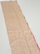 Photo3: 2T10z30  Japanese Kimono Silk  FABRIC Shibori Light cream 36.2x7.5 (3)