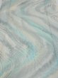 Photo1: 2T04z90  Japanese Kimono Silk  FABRIC Stream Light blue-gray 66.1x14.4 (1)