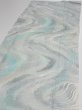 Photo3: 2T04z90  Japanese Kimono Silk  FABRIC Stream Light blue-gray 66.1x14.4 (3)