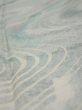 Photo4: 2T06z90  Japanese Kimono Silk  FABRIC Stream Light blue-gray 65.4x14.6 (4)