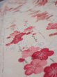 Photo4: 2U07z40  Japanese Kimono Silk  FABRIC Plum branch Off-white 56.7x7.5 (4)