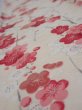 Photo4: 2U08z40  Japanese Kimono Silk  FABRIC Plum branch Off-white 56.7x7.5 (4)