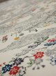 Photo4: 2S03z90  Japanese Kimono Silk  FABRIC Edo era Off-white 63.8x14.6 (4)