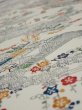 Photo4: 2S06z90  Japanese Kimono Silk  FABRIC Edo era Off-white 63.8x14.6 (4)