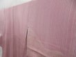 Photo2: 4604T10z1010  Japanese Kimono Crepe Silk TSUKESAGE Artist work Stream Pink (2)