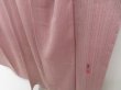 Photo4: 4604T10z1010  Japanese Kimono Crepe Silk TSUKESAGE Artist work Stream Pink (4)