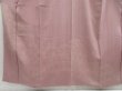 Photo5: 4604T10z1010  Japanese Kimono Crepe Silk TSUKESAGE Artist work Stream Pink (5)