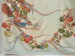 Photo6: 4604T11z850 Vintage Japanese Kimono Silk TSUKESAGE Bird Off-white (6)