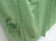 Photo3: 4604T13z860 Vintage Japanese Kimono Silk IROTOMESODE Phoenix Light green (3)