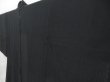 Photo2: 4607T04z320 Vintage Japanese Kimono Silk Men's See through HAORI Black (2)