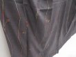 Photo3: 4607T13z1000 Vintage Japanese Kimono Silk TSUMUGI Branch Dark gray (3)