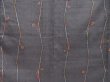 Photo5: 4607T13z1000 Vintage Japanese Kimono Silk TSUMUGI Branch Dark gray (5)