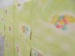 Photo2: 4608T02z550 Vintage Japanese Kimono Silk HAORI Rose Yellow green (2)