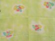 Photo3: 4608T02z550 Vintage Japanese Kimono Silk HAORI Rose Yellow green (3)